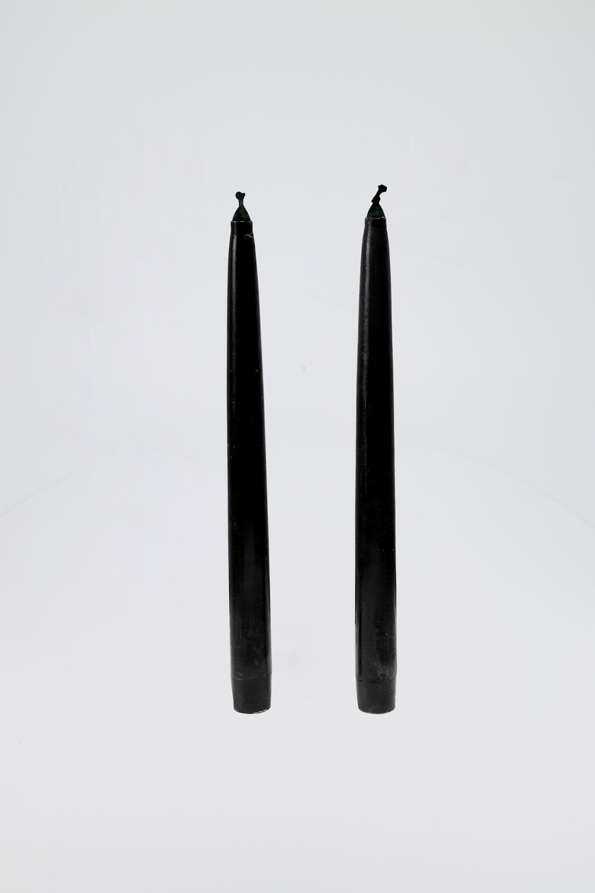 Dinner Candles, Pair - Black