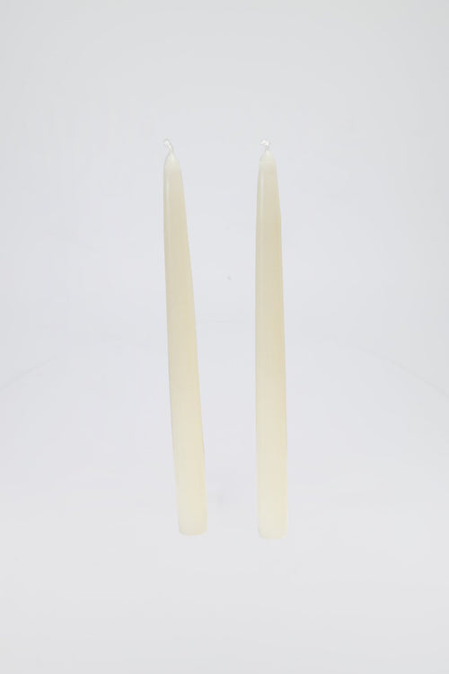 Dinner Candles, Pair - Ivory