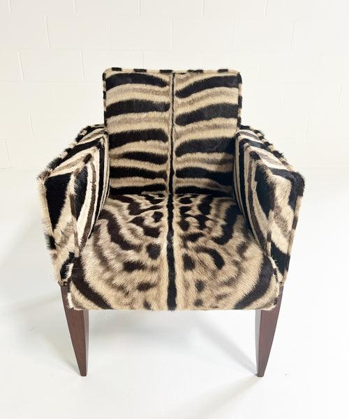 Armchair in the Style of Wormley in Zebra