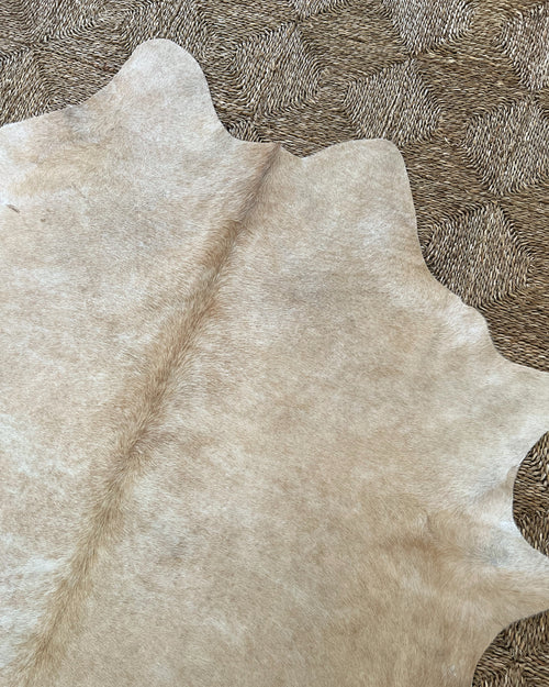 Brazilian Cowhide Rug, Palomino, No. 11