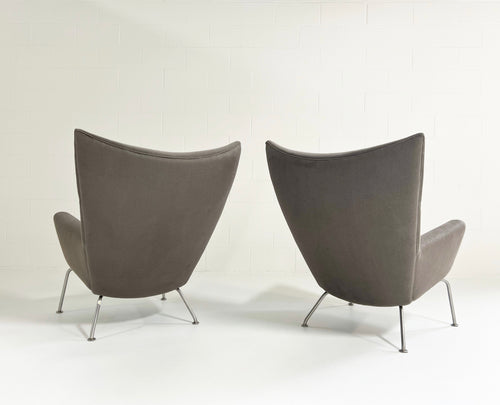Model CH445 Wing Chairs, Pair
