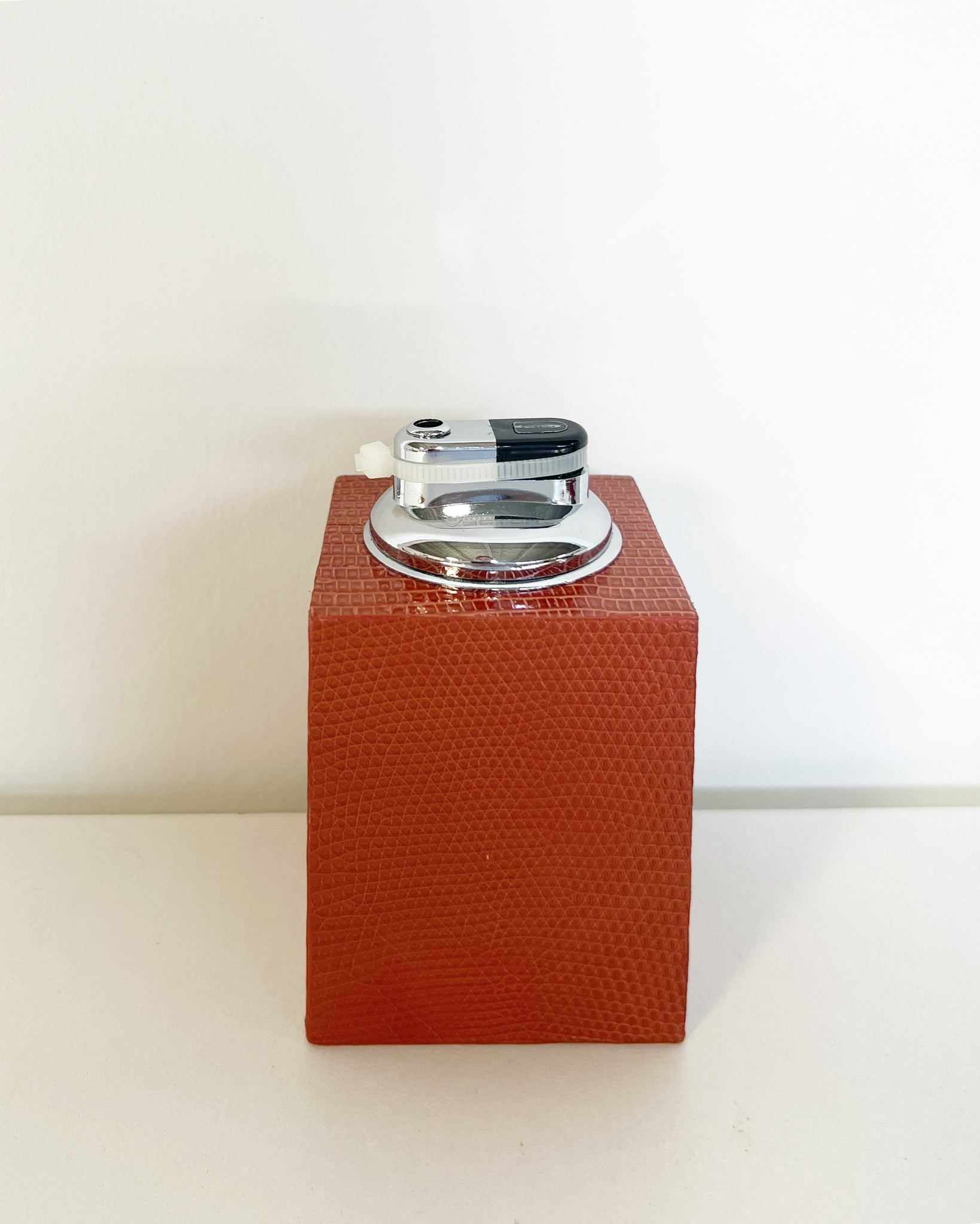 The Square Table Lighter in Lizard - Dark Orange