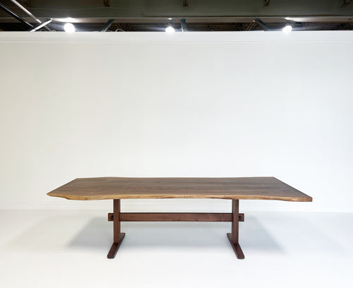 Walnut Trestle Dining Table