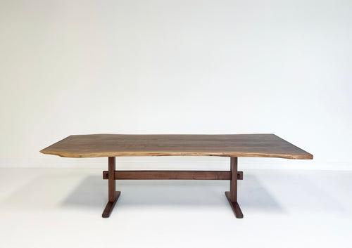 Walnut Trestle Dining Table