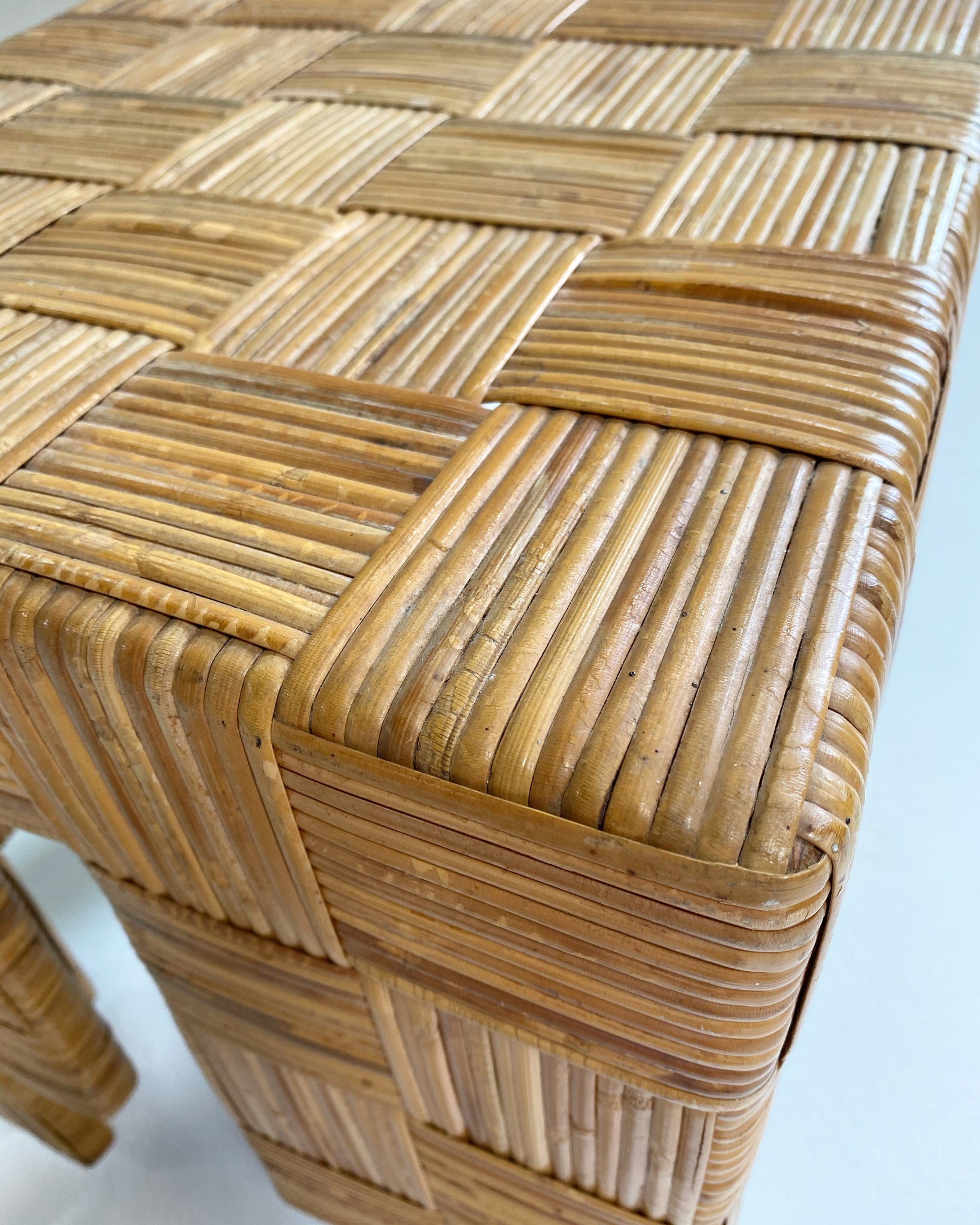Vintage cane stool clearance