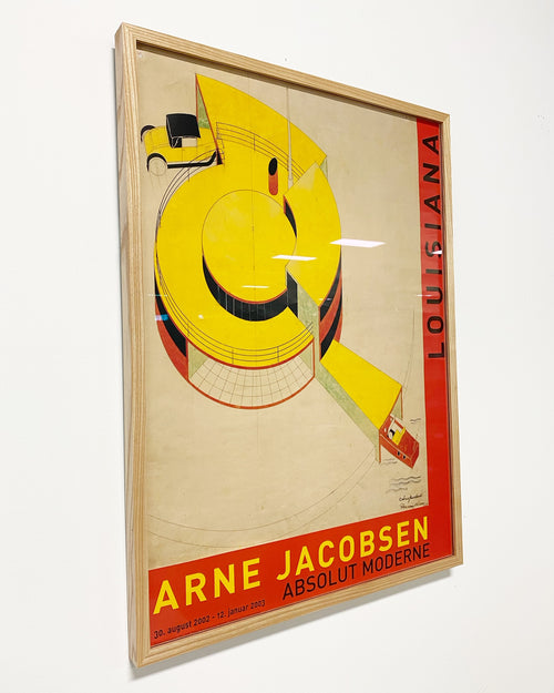 Arne Jacobsen Framed Exhibition Poster