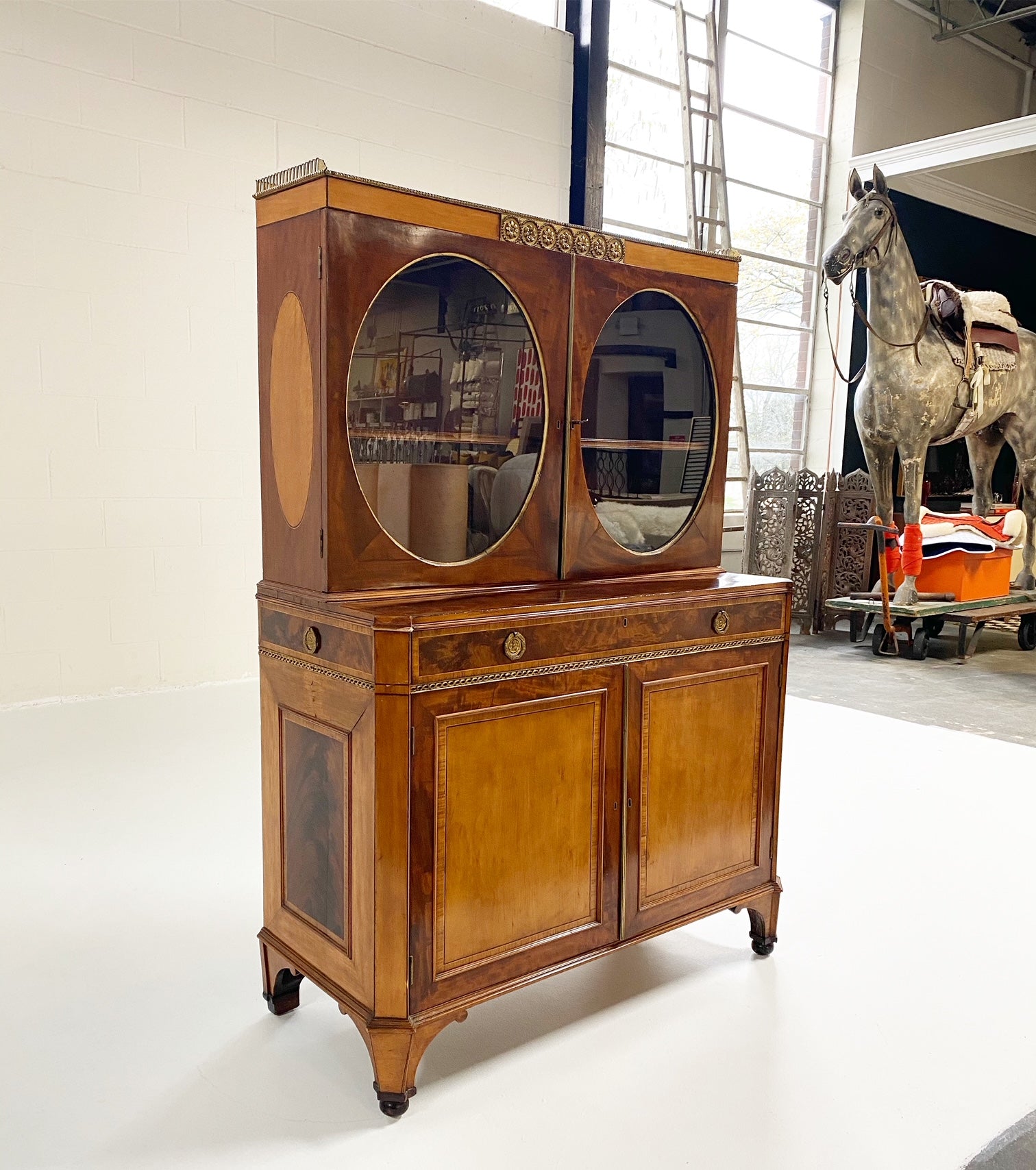 c. 1785 George III Ladies Writing Cabinet