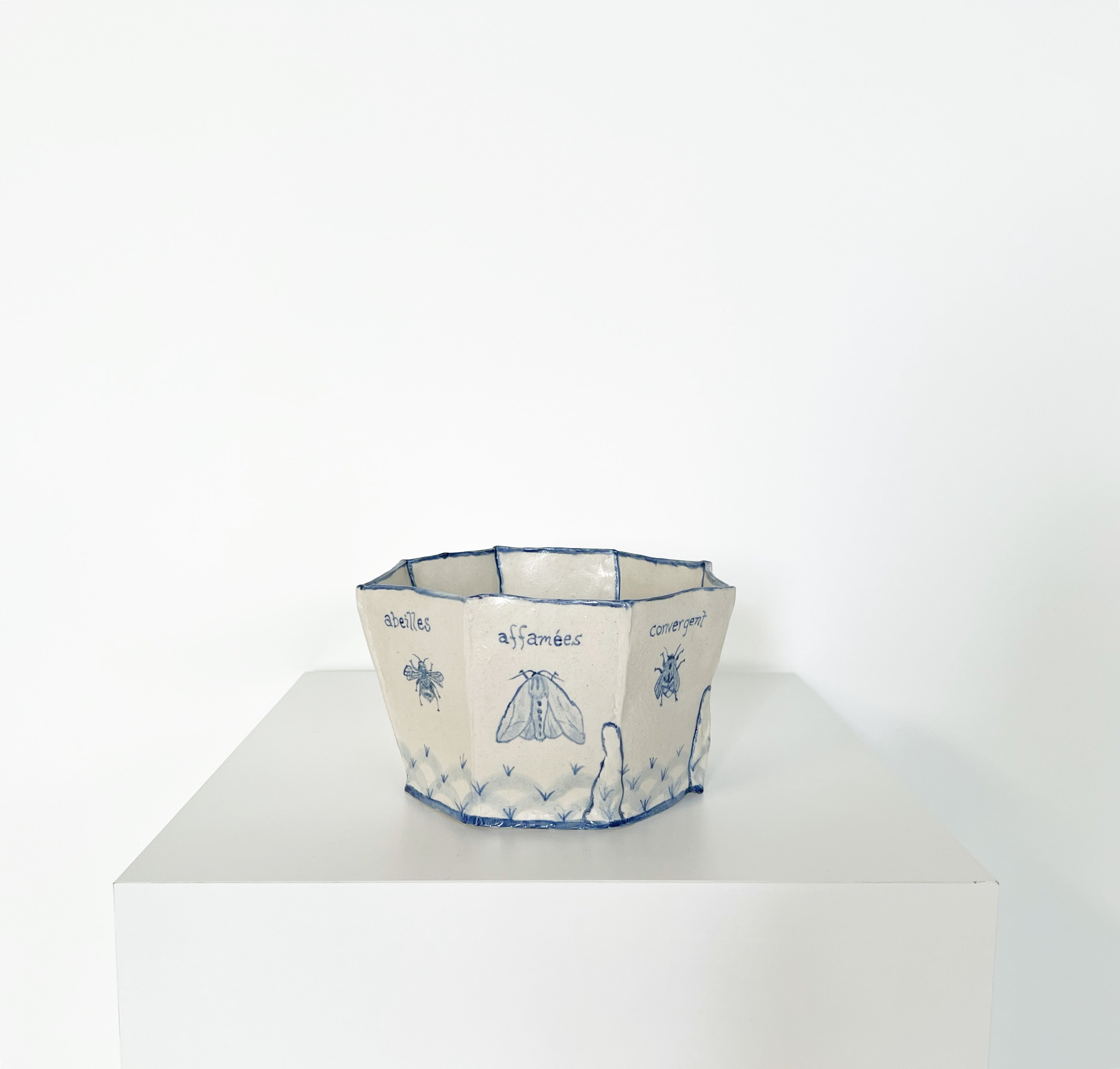 The Moths and Hungry Bees Converge Unnoticed Bowl