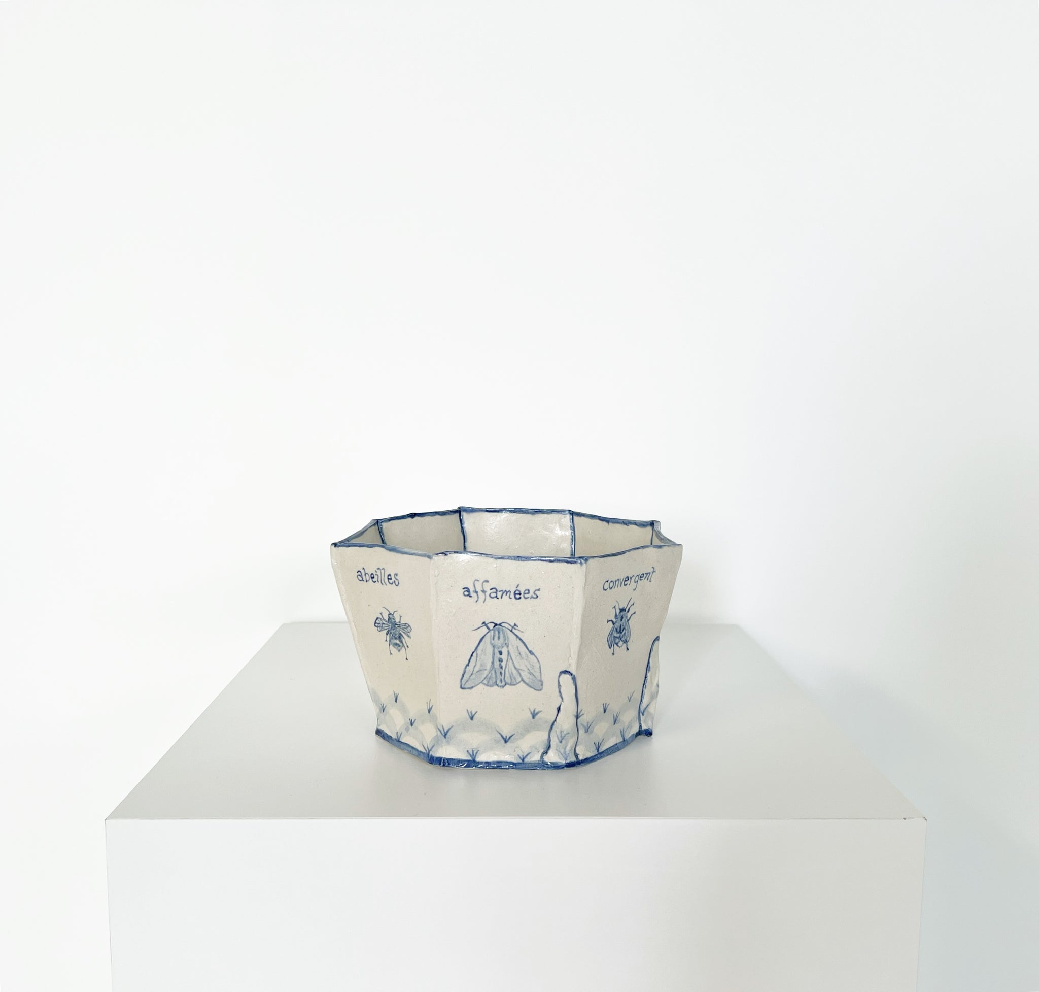 The Moths and Hungry Bees Converge Unnoticed Bowl