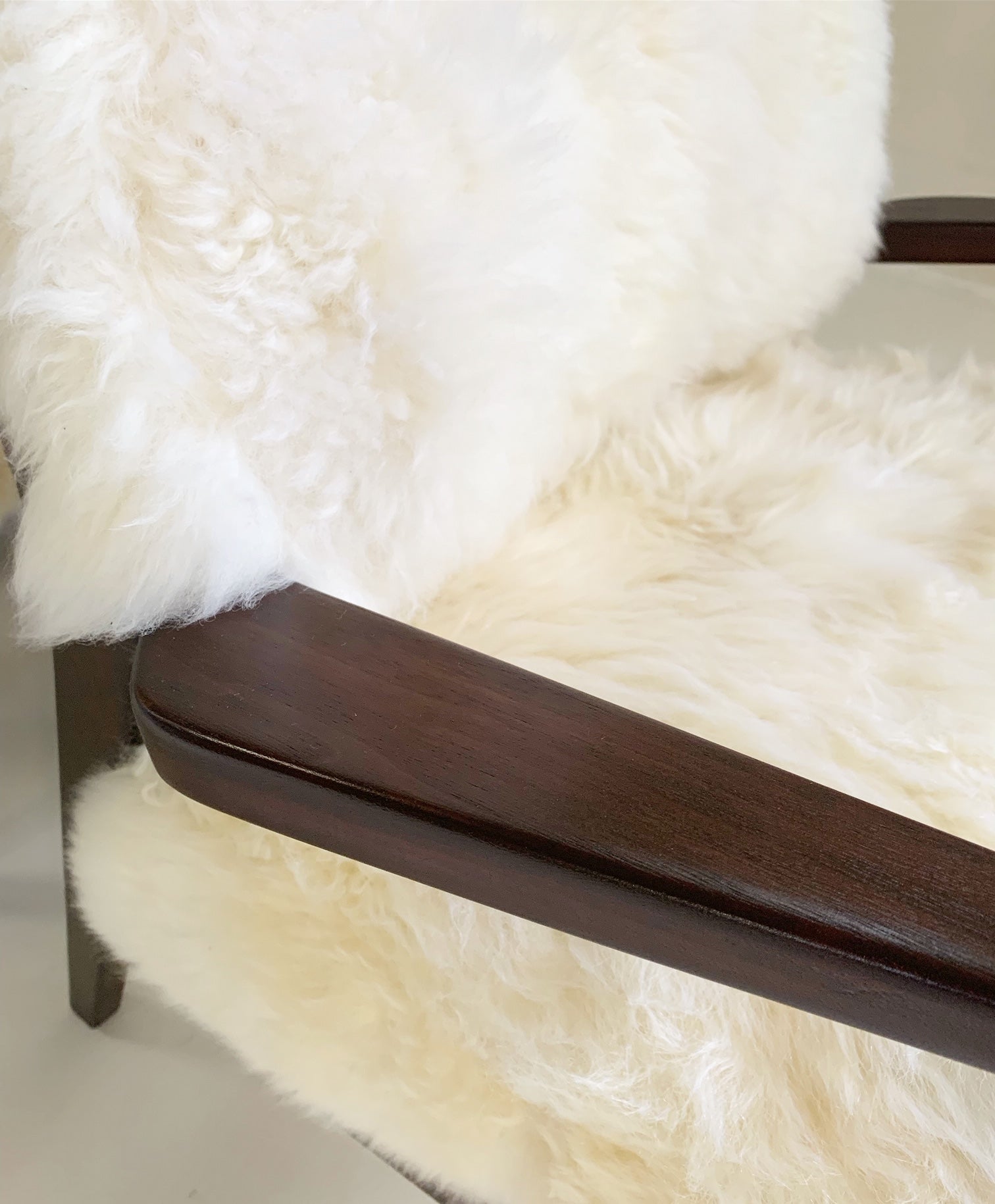 Lounge Chairs with Sheepskin Cushions - FORSYTH