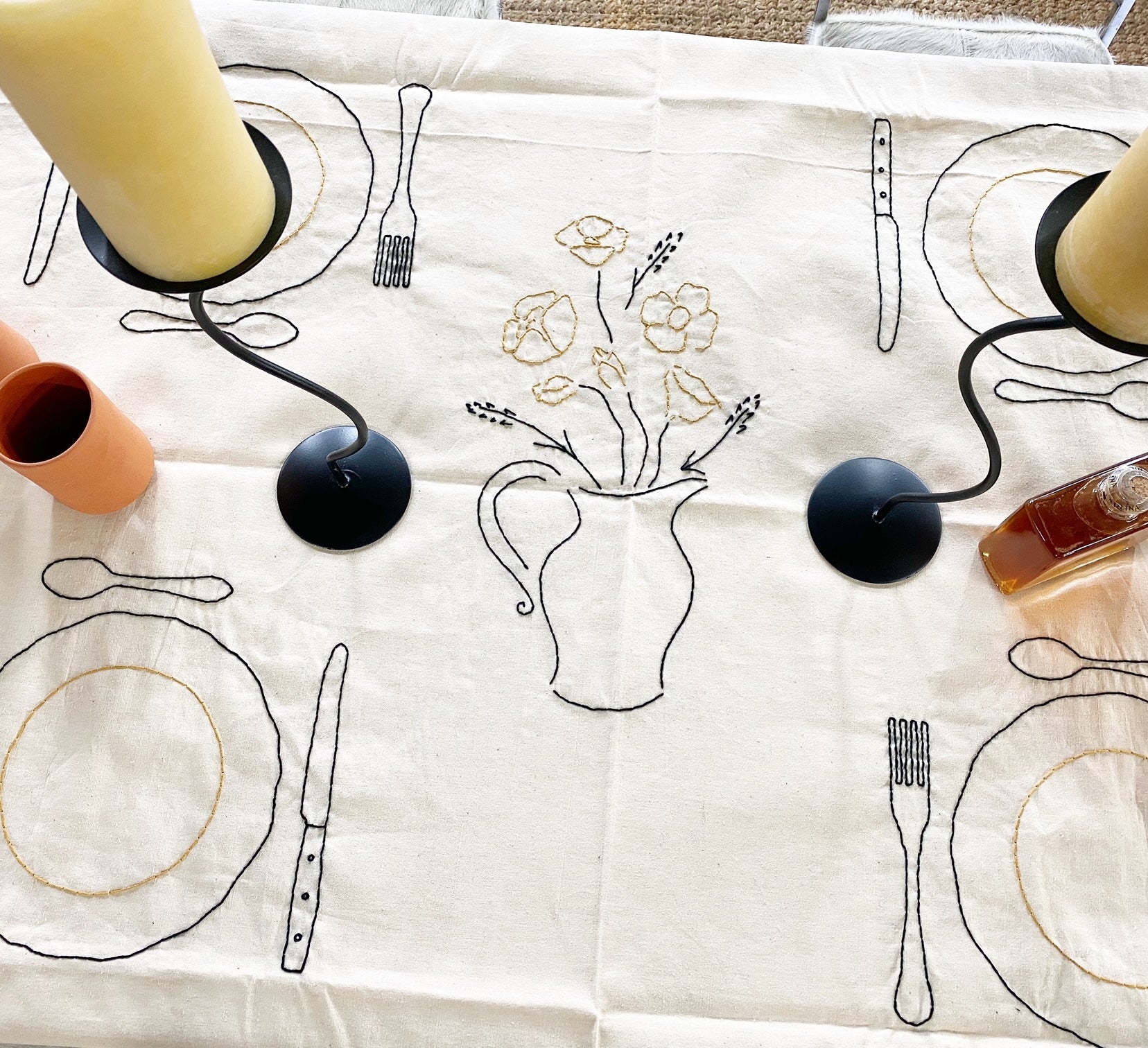 A House in the Country Tablecloth - Forsyth Exclusive