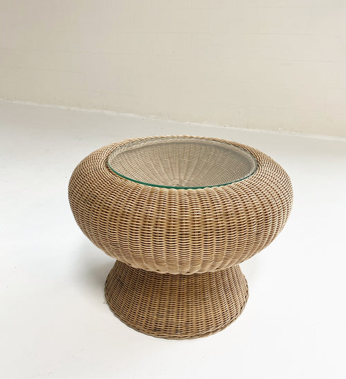 Rattan Side Table