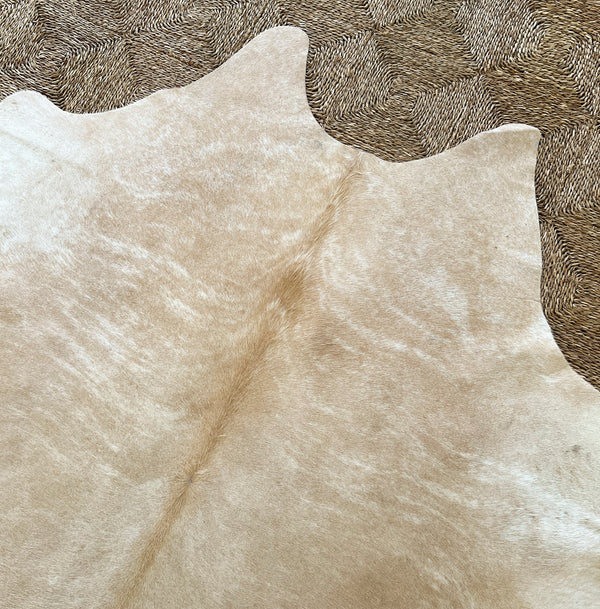 Brazilian Cowhide Rug, Palomino, No. 7