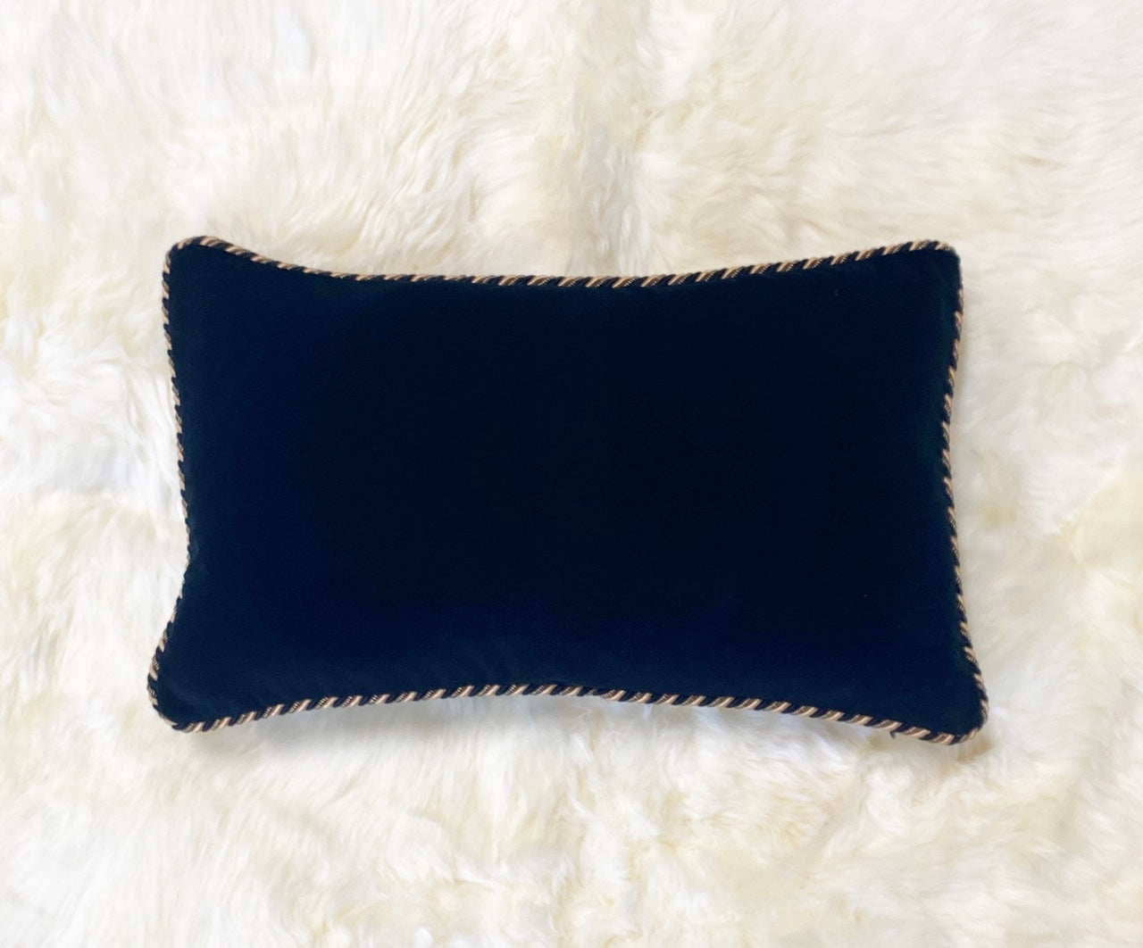 Black Velvet Pillow, 21"