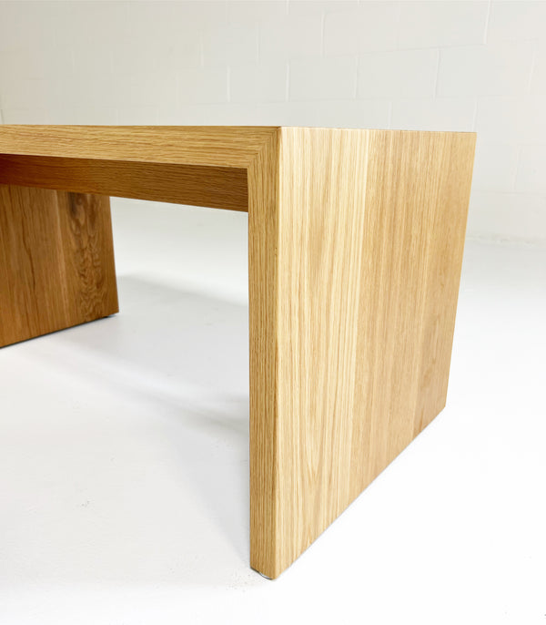 Oak Waterfall Bench, 36 in.
