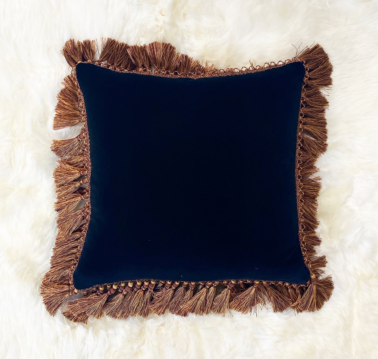 Black Velvet Pillow, 20"