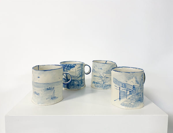 Set of 4 Mugs Commission