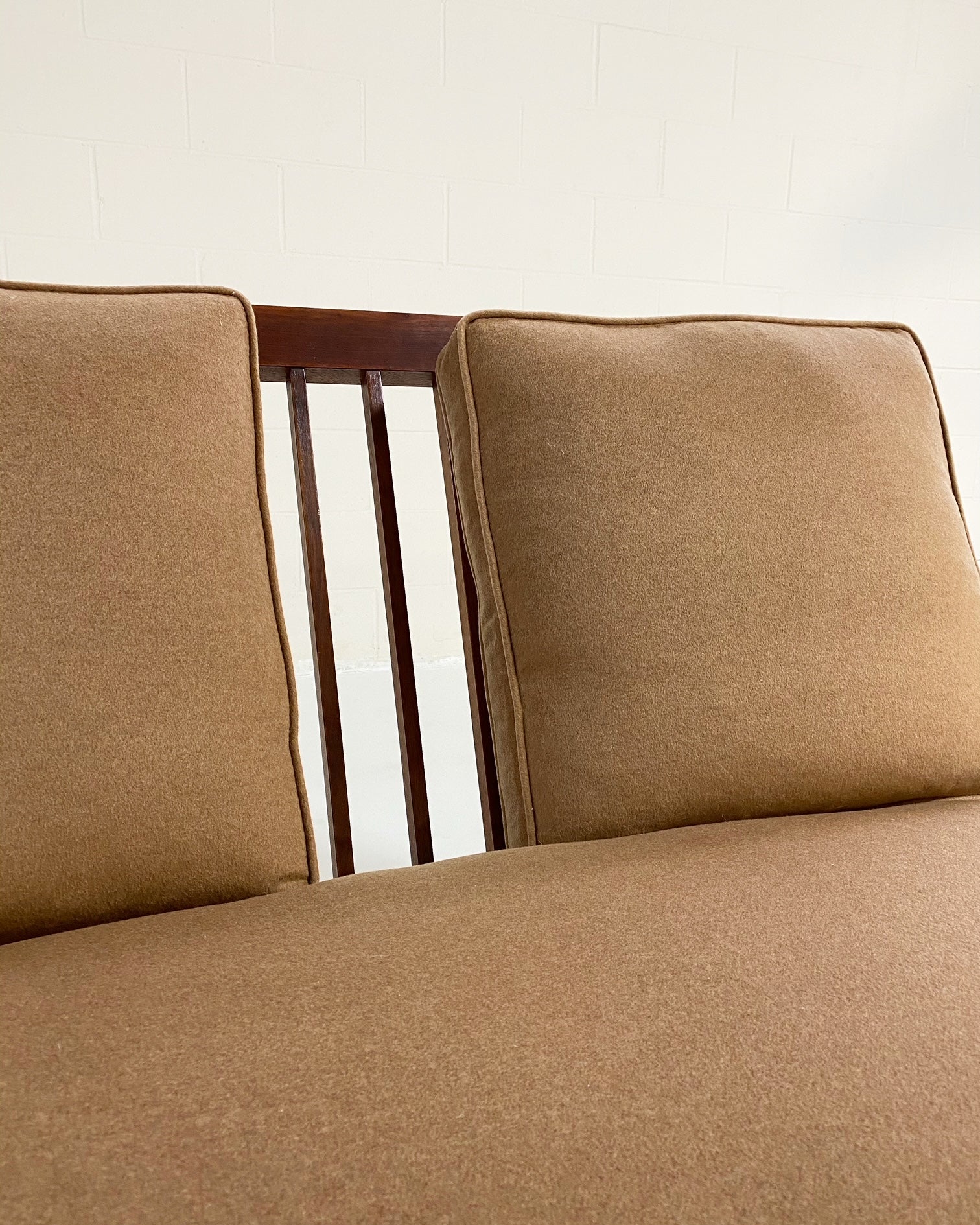 Settee with Loro Piana Cashmere Cushions