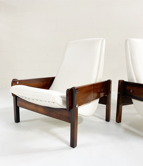 Vronka Chairs in Leather, Pair