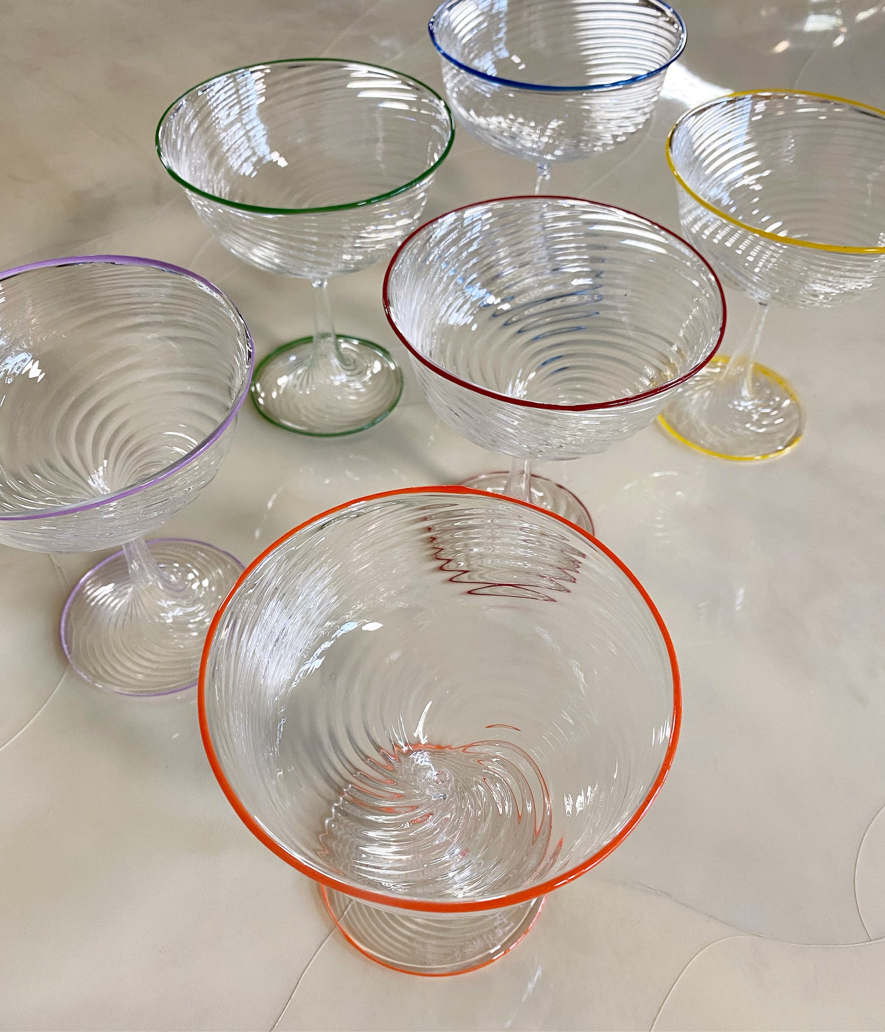 Cosima Coupe Glasses, set of 6