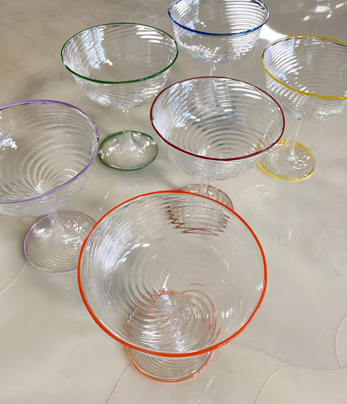 Cosima Coupe Glasses, set of 6