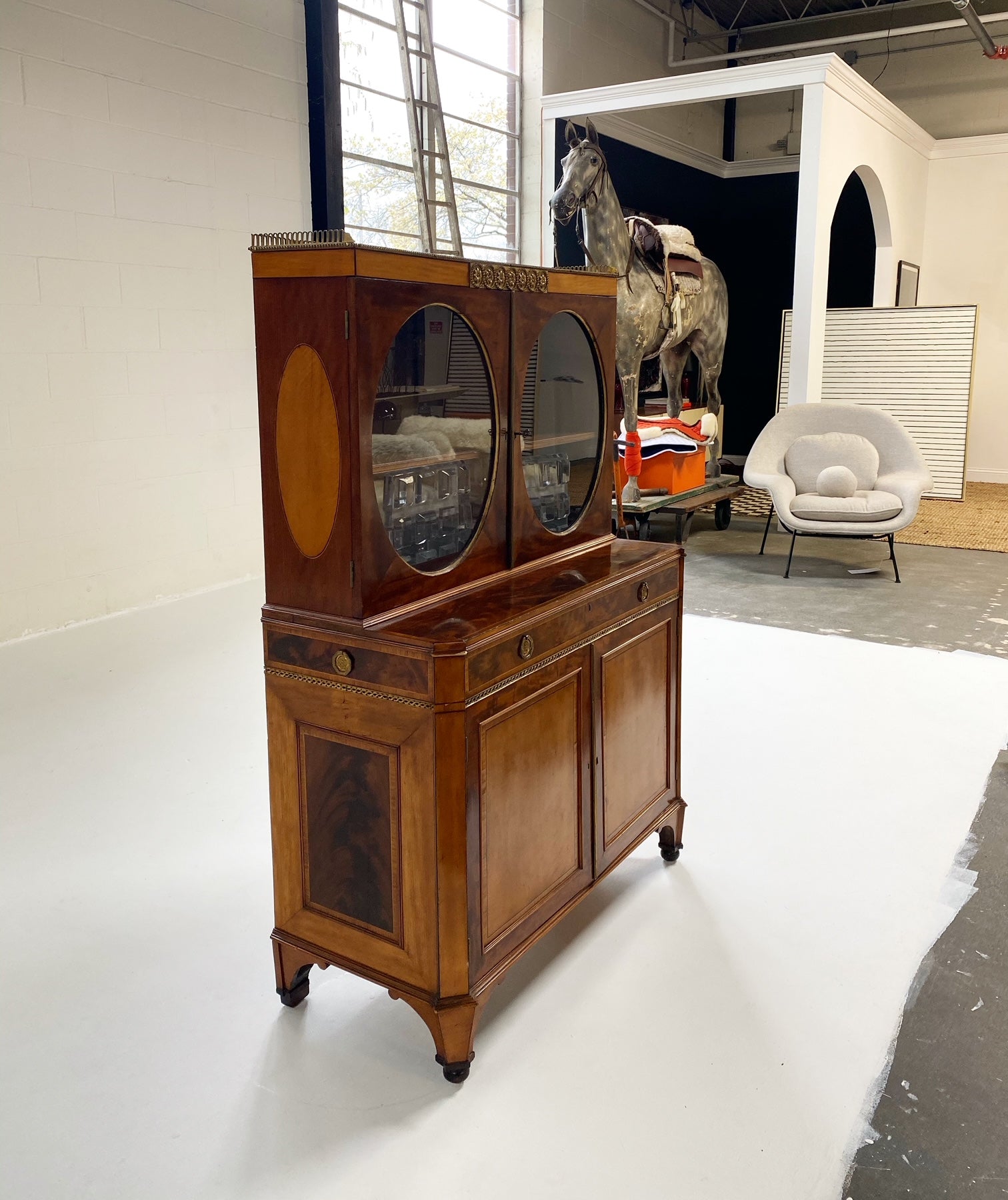 c. 1785 George III Ladies Writing Cabinet