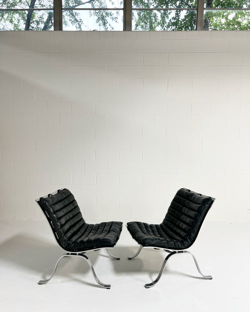 Ariet Lounge Chairs, Pair