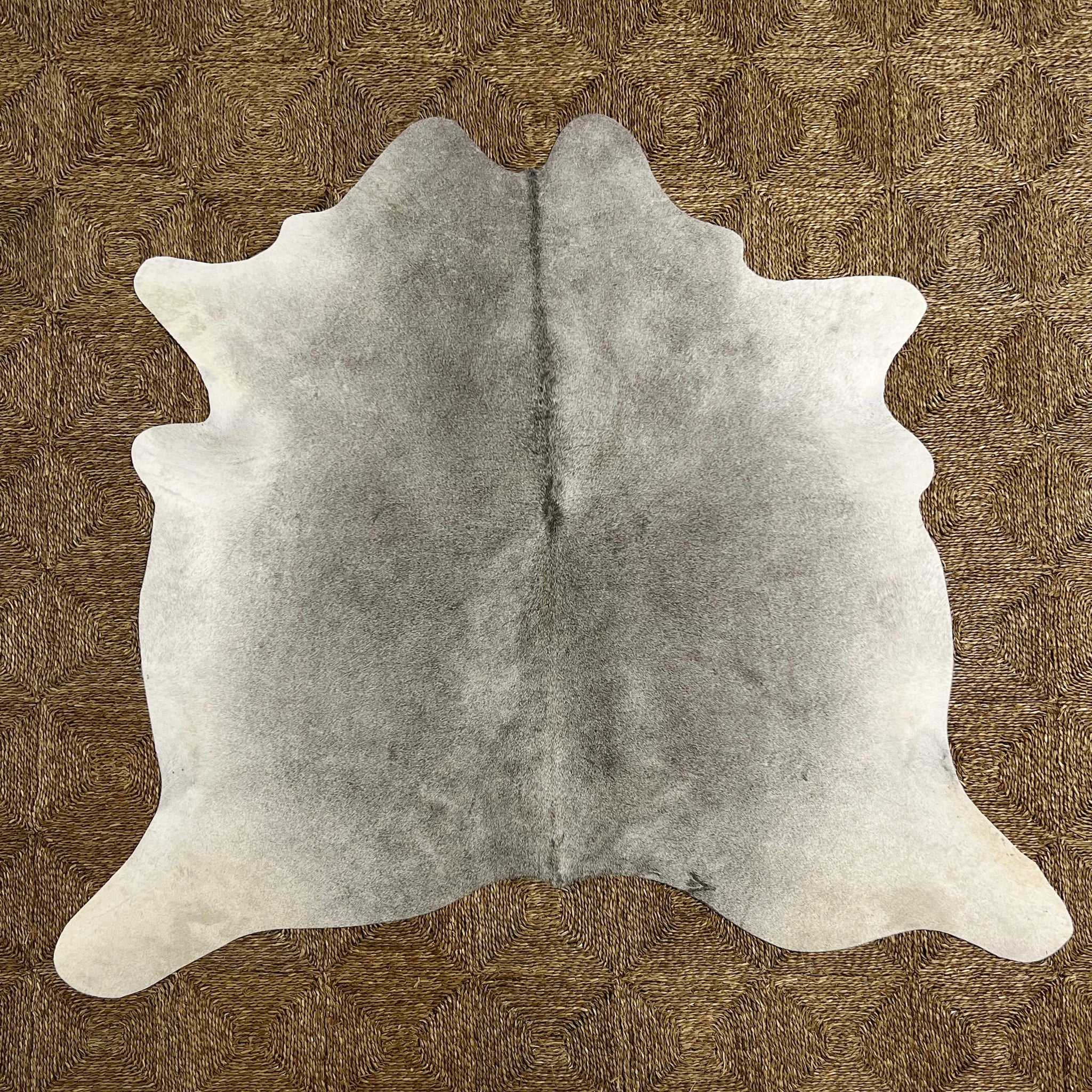 Brazilian Cowhide Rug, Salt and Pepper, No. 2