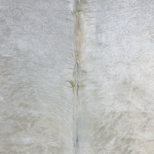 Brazilian Cowhide Rug, Ivory, No. 13