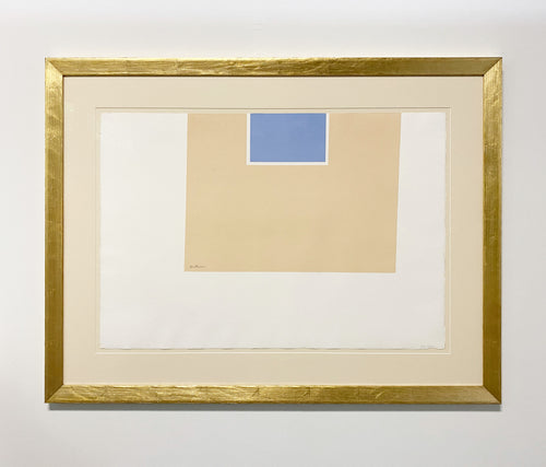 Untitled (Yellow/Blue), Framed