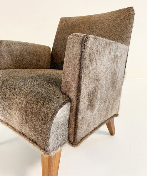 Armchair in Brazilian Cowhide - FORSYTH