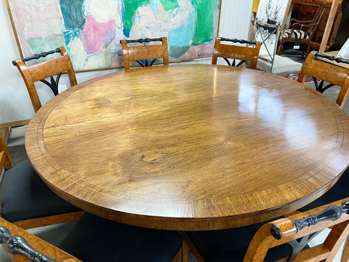 George III Oval Rosewood Dining Table