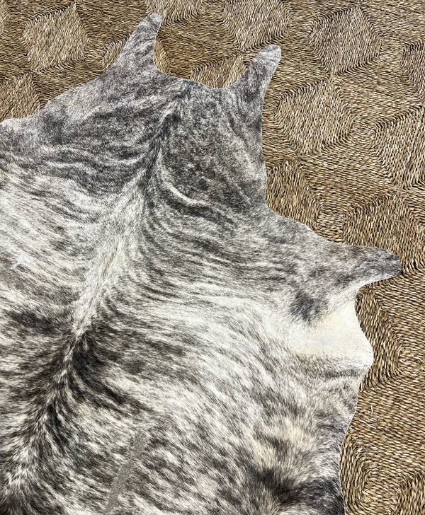 Brazilian Cowhide Rug, Brindle, No. 2