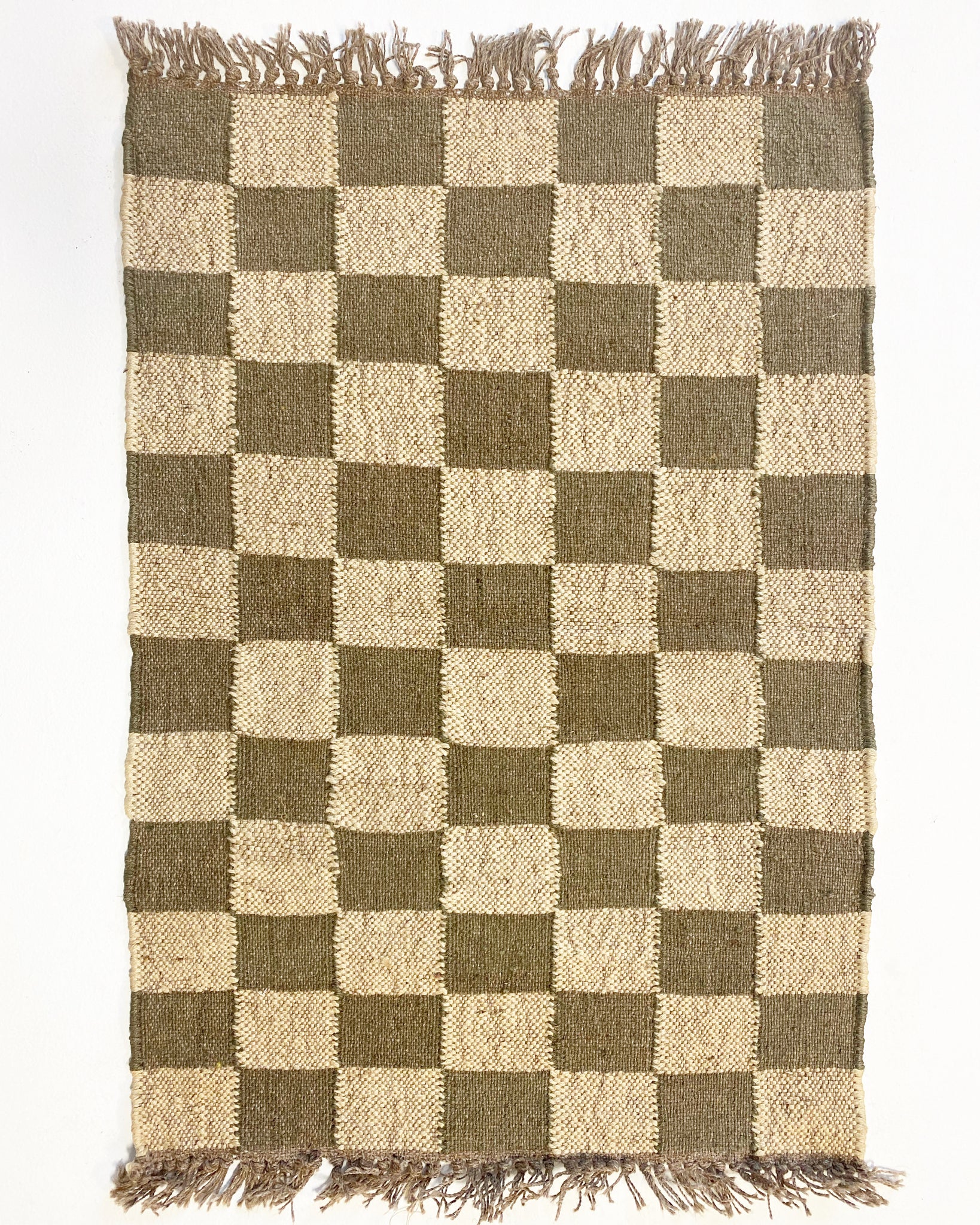 The Forsyth Checkerboard Rug - Stone