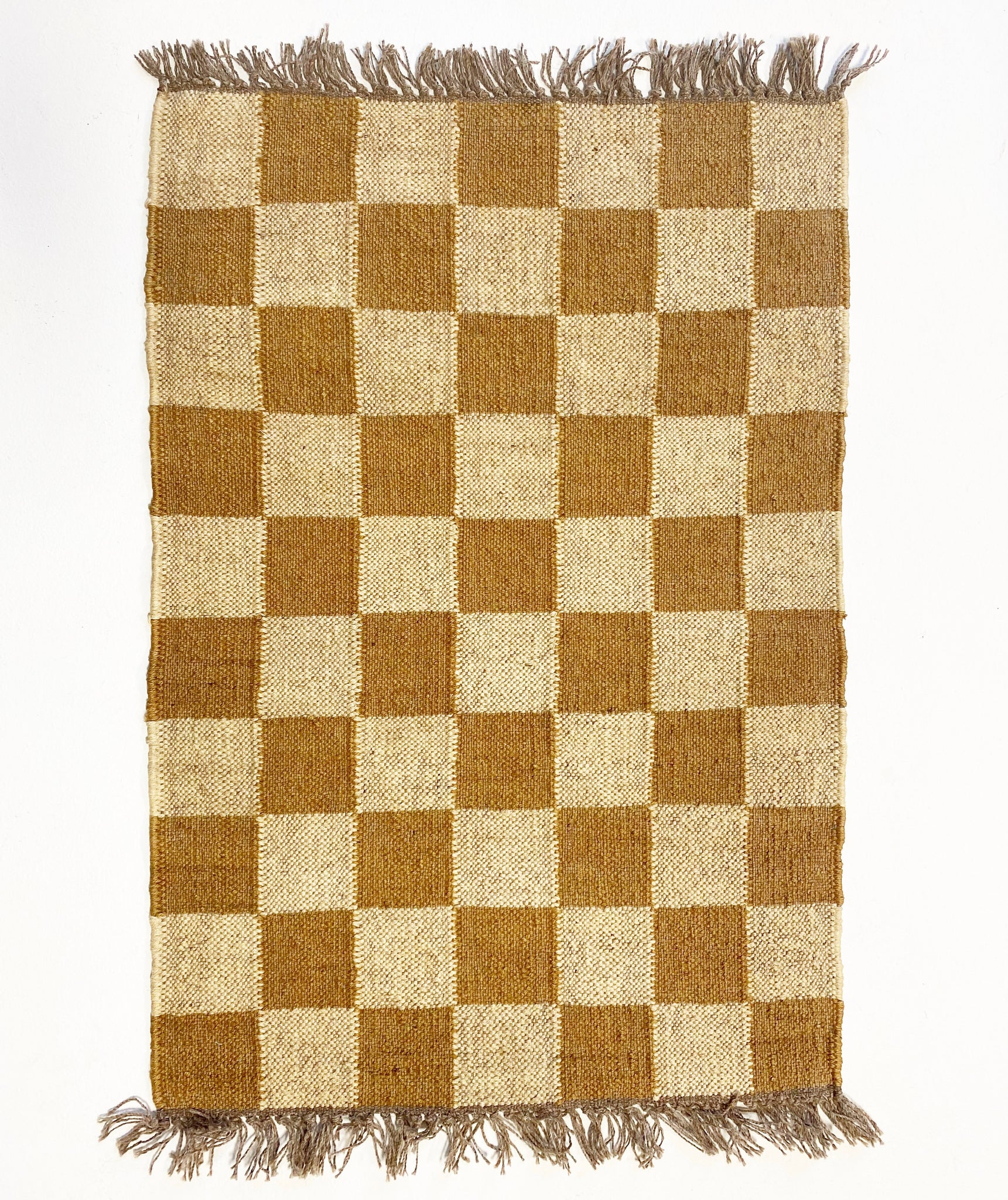 The Forsyth Checkerboard Rug - Camel