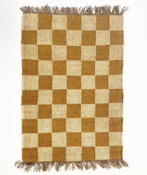 The Forsyth Checkerboard Rug - Camel