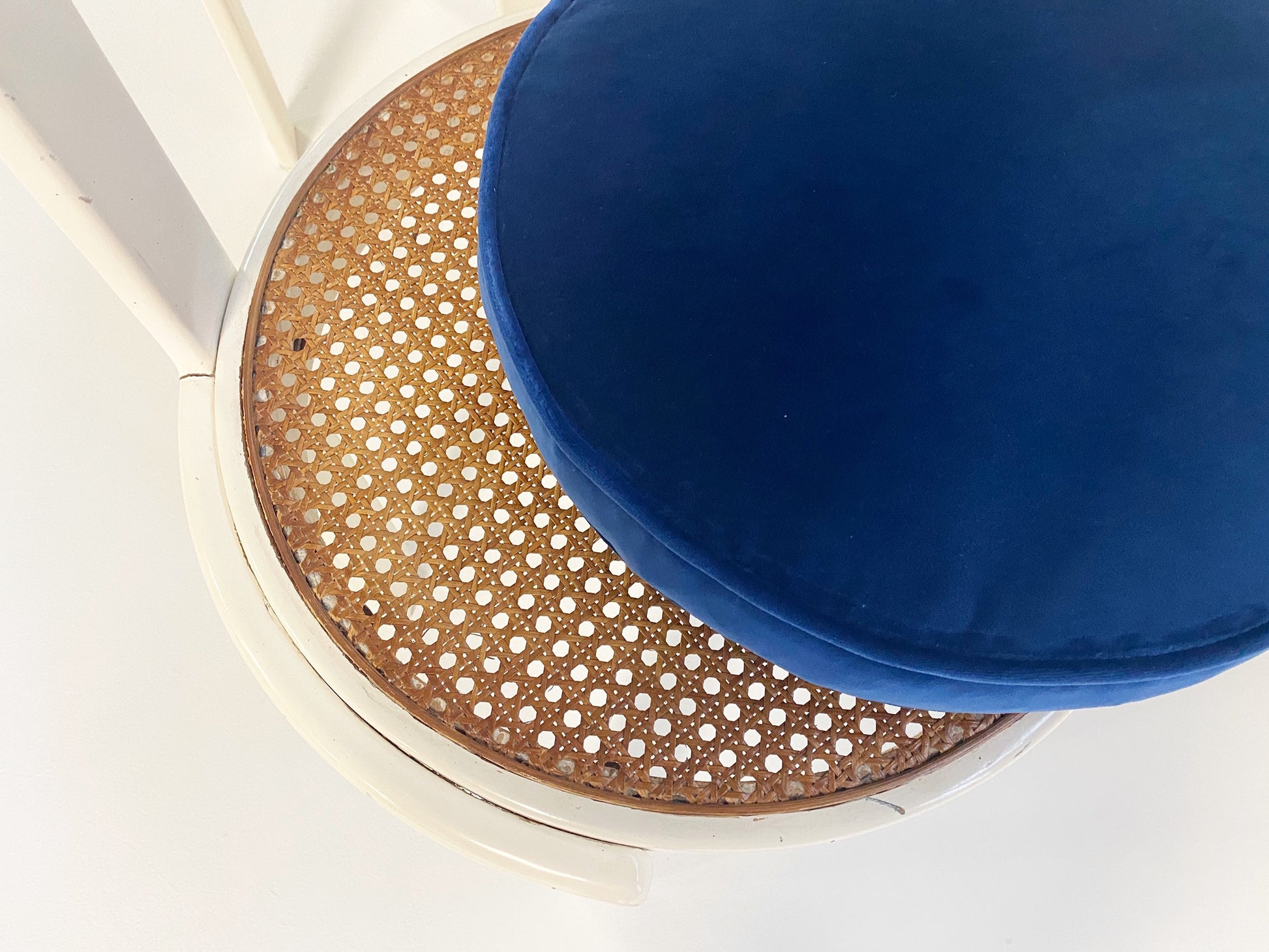 Lacquered Wood and Cane Side Chairs, pair - FORSYTH