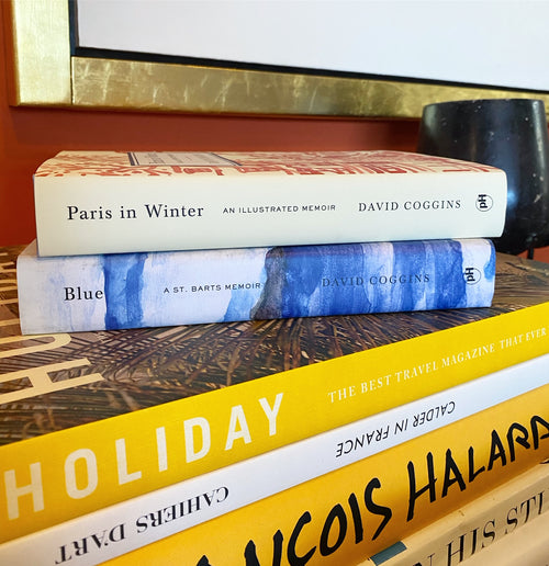 Signed 'Paris In Winter' and 'Blue: A St. Barts Memoir' Book Bundle