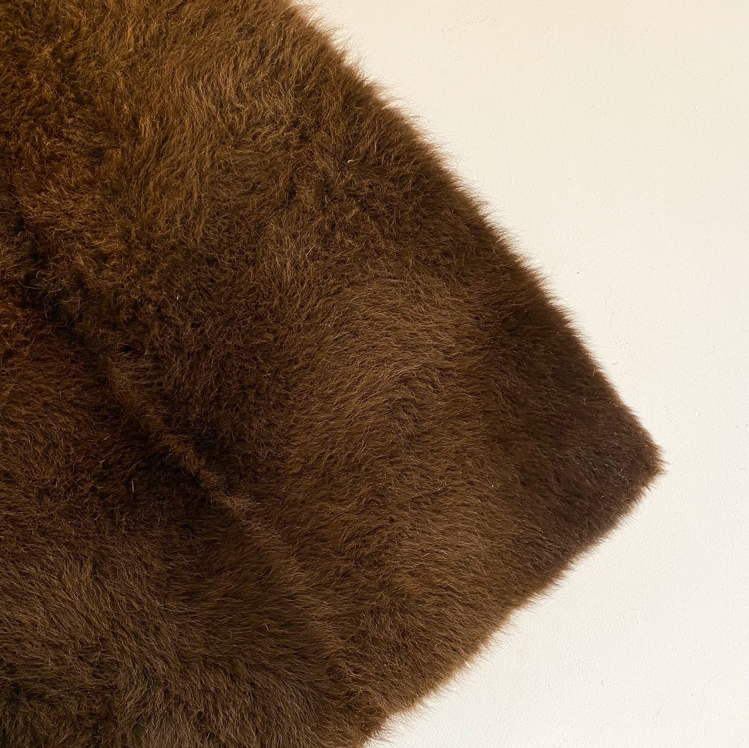 MDF Italia "Lofty" Chaise Lounge in Bison Hide and Loro Piana Leather
