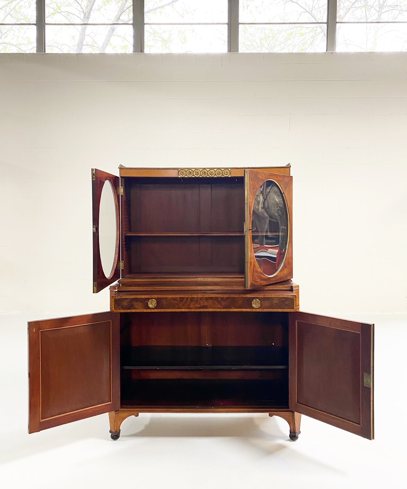 c. 1785 George III Ladies Writing Cabinet