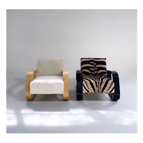 Model 400 "Tank" Lounge Chair in Zebra
