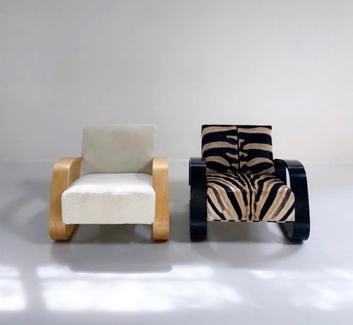 Model 400 "Tank" Lounge Chair in Zebra