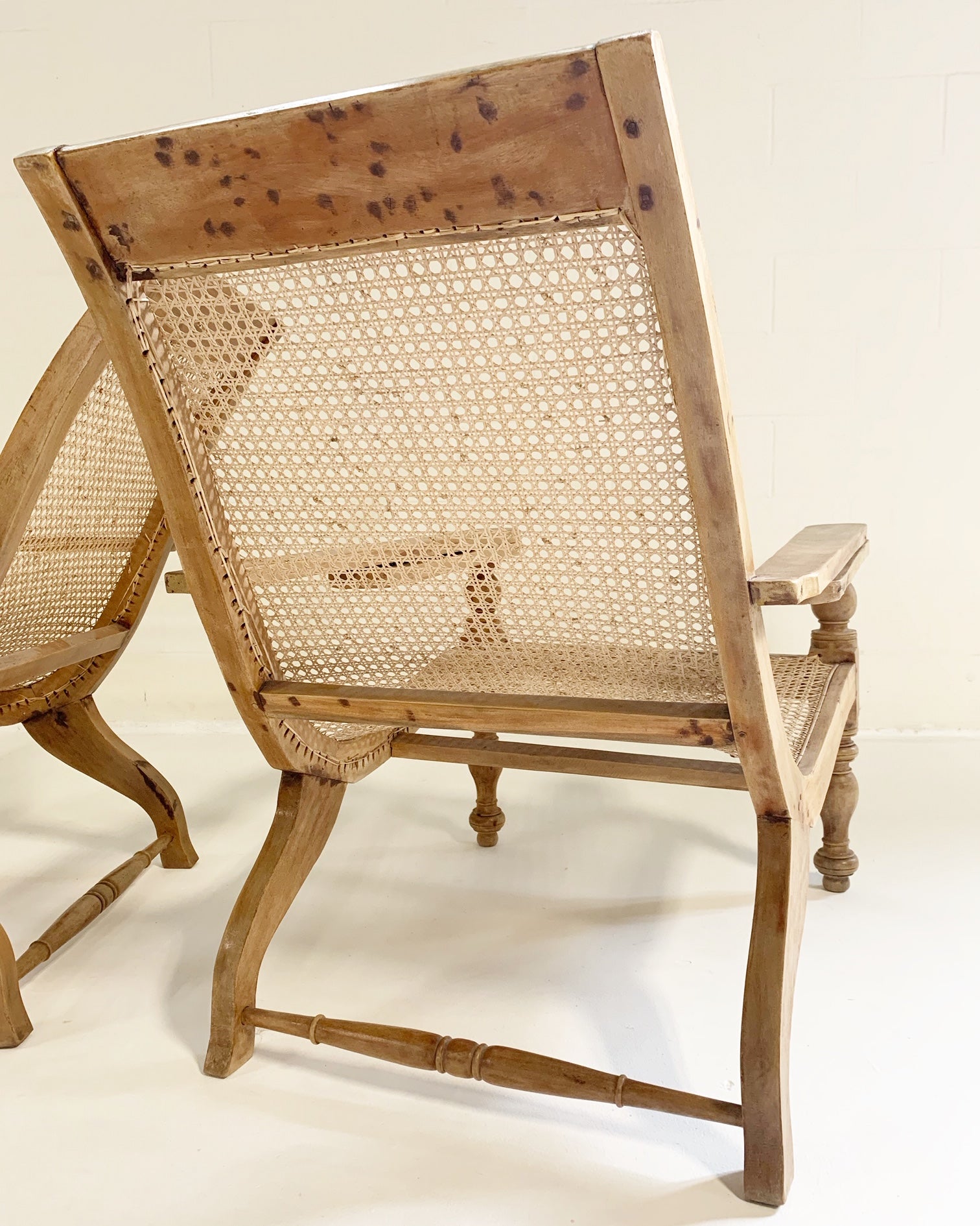 British Colonial Plantation Chairs, pair - FORSYTH