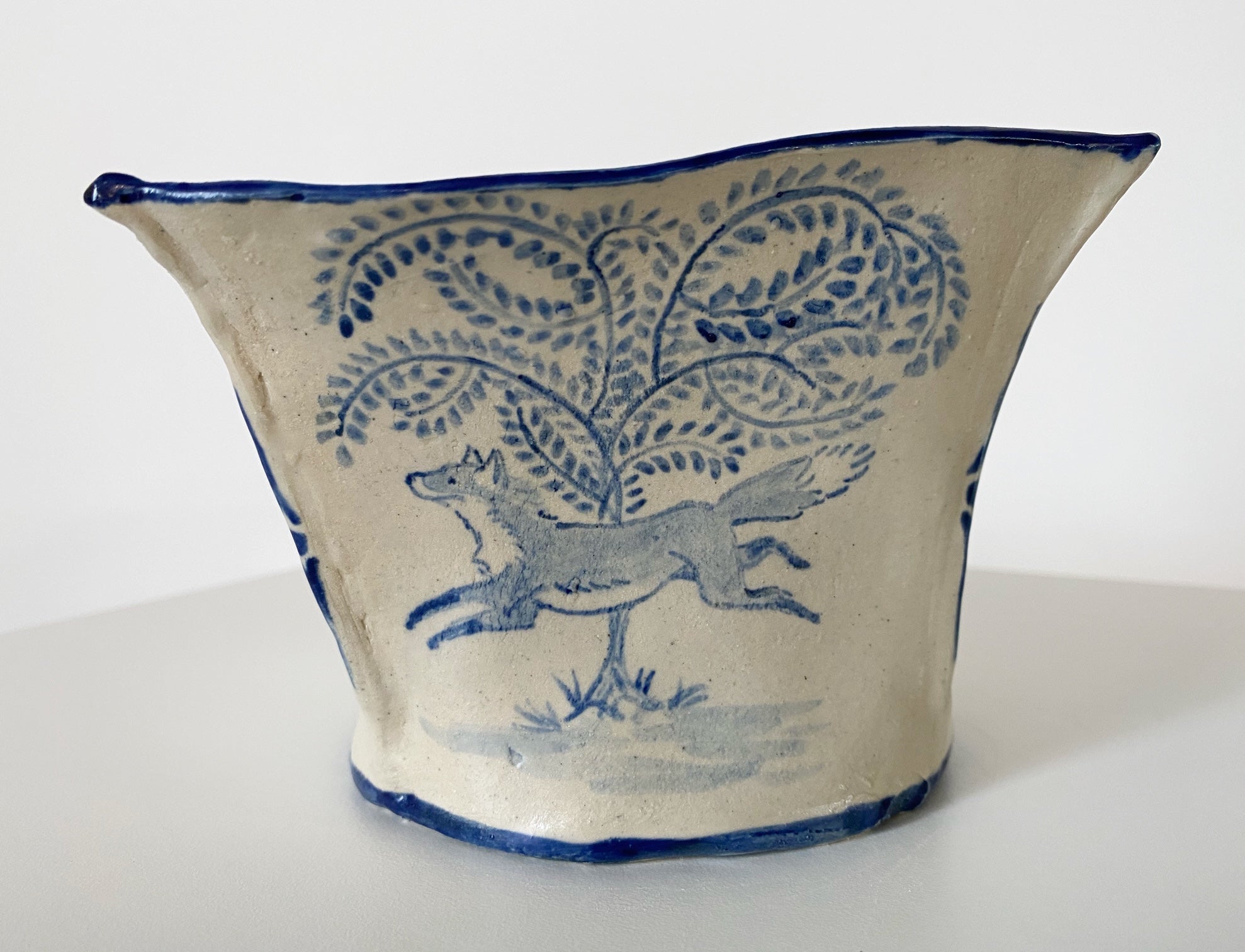 Who's Chasing Who Vase. - FORSYTH