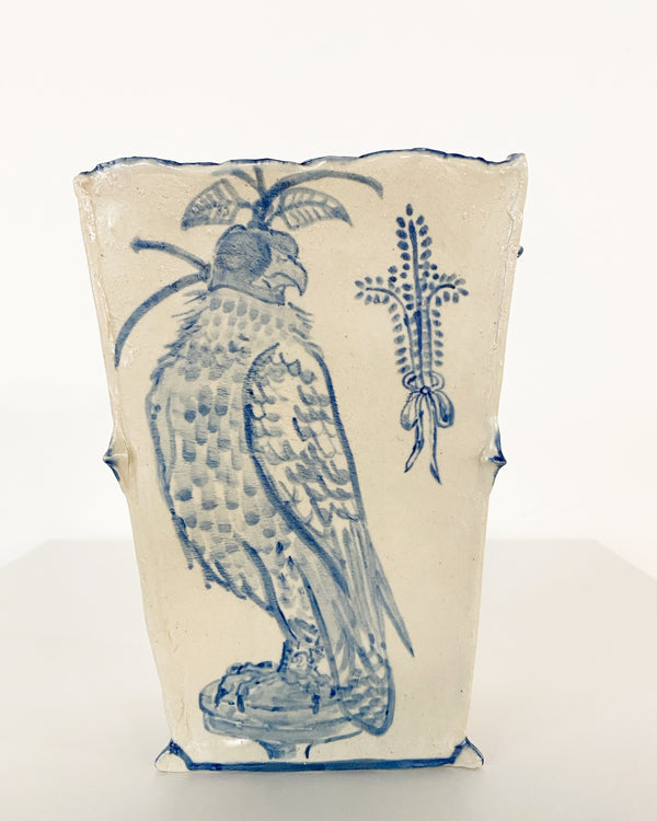 Blind Trust Hooded Falcon Vase