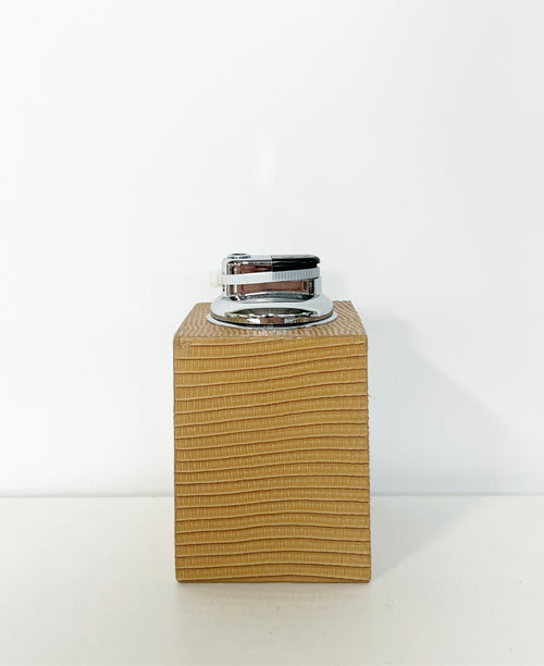 The Square Table Lighter in Lizard - Tan