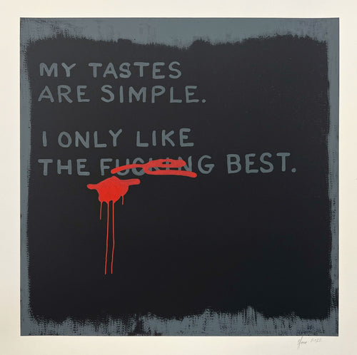 The xxxxxxx Best. 3-Color Serigraph.