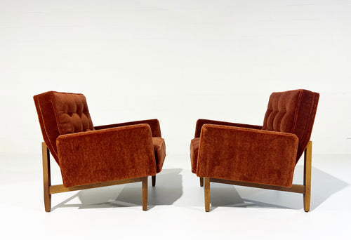 Armchairs in Pierre Frey Teddy Mohair