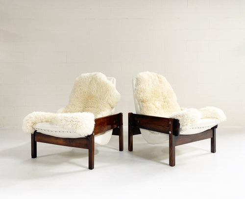 Vronka Chairs in Leather, Pair