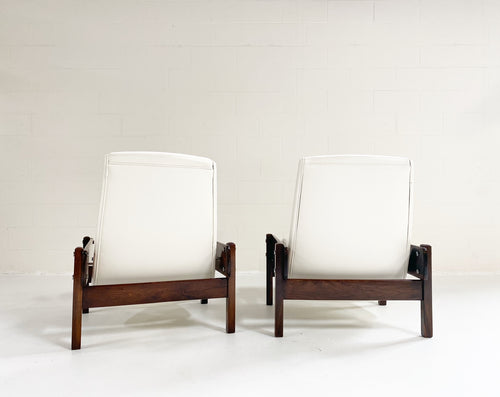 Vronka Chairs in Leather, Pair